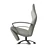 Luxurious JORI Square Chair 3D model small image 3