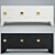Zed Modern Sideboard 3D model small image 1