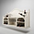 Deco-Home Wine Rack Wall 158cm 3D model small image 2