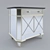 Matte Mirror Bathroom Vanity 3D model small image 1