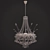 Elegant IPE Cavalli Glass Chandelier 3D model small image 1