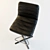 Sleek Chrome Bar Chair: NEX 3D model small image 3