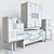 Elegant Italian Furniture Set by Mobilidea 3D model small image 3
