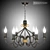  Elegant Rust/Gold Chandelier 3D model small image 1