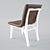 Elegant MARCHETTI Chair MM625 3D model small image 2