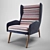 Modern Armchair "AMSTRONG 3D model small image 1