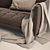 Modern Cloth Sofa 3D model small image 2