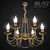 Blitz 1730-46 Vintage Chandelier 3D model small image 2