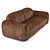 Elegant Italian Piumotto08 Sofa 3D model small image 3