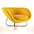 Modern Comfort: Chair Yasmin 3D model small image 1