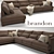 Title: Brandon Sofa: Stylish Comfort for Your Home 3D model small image 1
