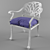 Elegant San Marino Chair 3D model small image 1