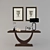 Eichholtz Decor Set: Console, Lamp, Candle Holder & More 3D model small image 1