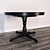 Classic IKEA INGATORP Dining Table 3D model small image 2