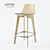 Lottus Wood Chair: Elegant Design, Superior Quality 3D model small image 1