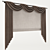 Elegant Roman Blinds for Windows 3D model small image 1