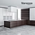 Modern Elegance: Varena Twelve Kitchen 3D model small image 1
