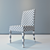 Red Carpet Lounge Chair 3D model small image 3