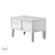 Milana High-Gloss Bedside Table 3D model small image 3
