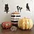 Spooky Halloween Decor Set: Pumpkins, Cat, Owl & Crow 3D model small image 1