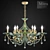 Mitra 1327-PR2 - Elegant 6-Light Pendant 3D model small image 3