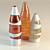 Elegant Glass Bottle Decor 3D model small image 1
