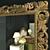 Elegant Wood Framed Mirror 3D model small image 2