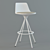 Elegant Lotus Stool 3D model small image 1