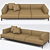 Swing Sofa: Alivar 285cm 3D model small image 1