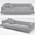 Swing Sofa: Alivar 285cm 3D model small image 2