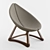 Elegant Minas Chair: Luxurious Comfort 3D model small image 1