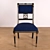 Armando Rho Classic Dining Chair 3D model small image 3