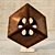 Copper Cube Sculpture 3D model small image 1