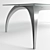 Pininfarina Glass Buffet Table 3D model small image 2