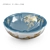 Ceramic Basin with Artistic Blue and White Design 3D model small image 1