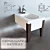 Luxury Suspended Bidet: Kerasan Bentley 3D model small image 1