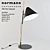 Sleek Steel Hello Floor Lamp 3D model small image 1