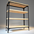 Industrial Loft Rack with 4 Shelves 3D model small image 1