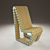 Eco-Friendly Cork Chair 3D model small image 1