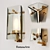 Vintage Brass Sconce by Fontana Arte 3D model small image 1