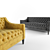 Modern Cambodian Sofa: Stylish and Spacious! 3D model small image 3