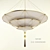 Elegant Fortuny Silk Scheherazade Chandelier 3D model small image 1