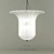 Elegant Ice Hanging Lamp 3D model small image 1