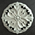 3D Medallion Carving Ornament 3D model small image 1