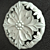 3D Medallion Carving Ornament 3D model small image 2