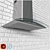 Sleek Cata C600 Glass/b Exhaust Hood 3D model small image 1