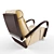 Casablanka Relax Armchair 3D model small image 2