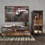 Vintage Loft Furniture Set: Restoration Hardware, Dialma Brown 3D model small image 1