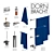 Luxury Bathroom Accessories Collection: DORN bracht SUPERNOVA 3D model small image 1