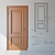 Oak Classical Standard Door 3D model small image 1